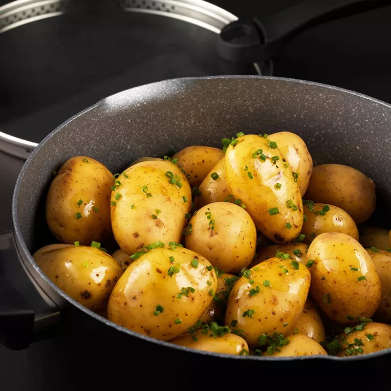 Trauku komplekts Russell Hobbs RH01840EU7 — 4 daļas, saliekams, metālisks marmors