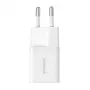Baseus P10110909213-00 USB-C GaN5 mini 25W sienas lādētājs Balts