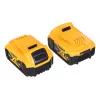 DeWALT DCK2080P2T-QW kombinētais bezvadu instrumentu komplekts — 18V Li-Ion 5Ah (2x), DCG405 slīpmašīna, urbjmašīna/skrūvgriezis, M14 slīpēšanas disks, transportēšanas kaste