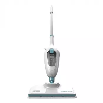 Tvaika tīrītājs Black & Decker FSMH13E10 — 1300 W, 120°C, 1.75 kg, 15 min darbība, 4.8 m vads, 9 piederumi