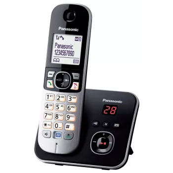 DECT telefons Panasonic KX-TG6821GB Melns