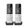Gigaset COMFORT 500HX duo Analog/DECT telefons ar zvana identifikāciju Melns, Sudrabs
