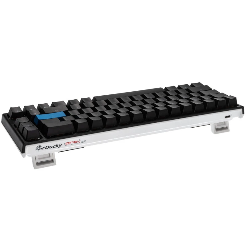 Ducky One 2 SF spēļu tastatūra, MX-Blue, RGB LED - Melna (US)