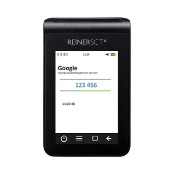 Karšu lasītājs ReinerSCT tanJack deluxe Black TFT, 2708200-000