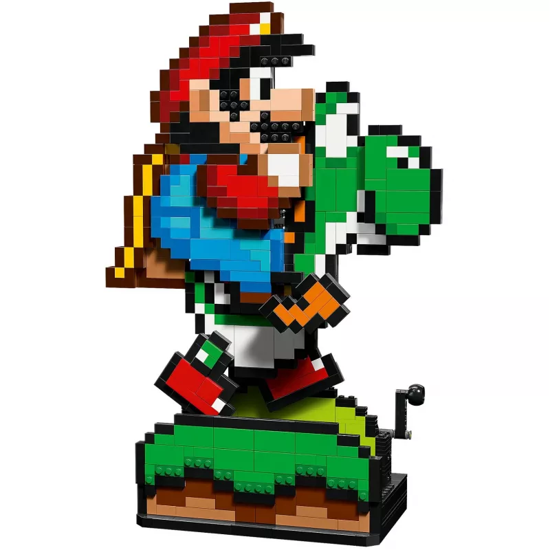 Būvējamā rotaļlieta LEGO Super Mario World Mario & Yoshi komplekts 71438 — interaktīvas figūras un būvējami spēles elementi