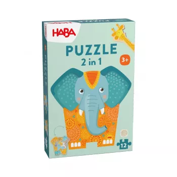 Puzle 2 in 1 Zilonis