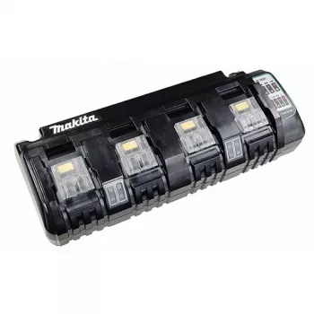 Makita DC18SF - Akumulatoru lādētājs - 4 akumulatoru uzlāde - 3 A - 4 izejas porti (akumulatora savienojums)