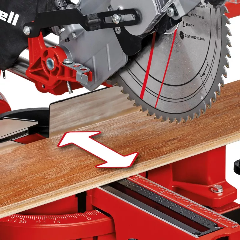 Einhell TC-SM 2531/2 U Šķērsgriešanas un slīpgriešanas zāģis