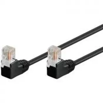Tīkla kabelis Goobay 96085 Melns 0,5m Cat5e U/UTP
