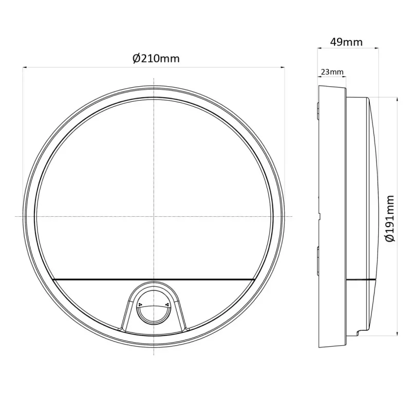 LED lampa 15W ar infrasarkano kustības sensoru MACLEAN MCE291 GR