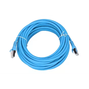 Extralink Cat.6A S/FTP Patch Cord 10m, Vara tīkla kabelis, 10Gbit/s