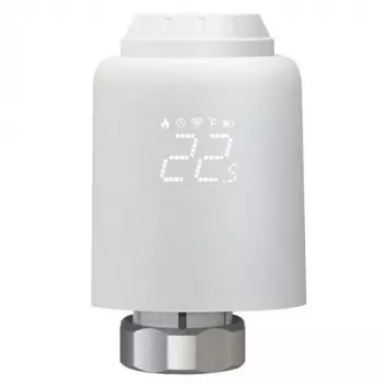 Tuya HT260089 viedais termostata galviņa, Wi-Fi, balta