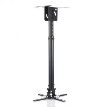 Griestu stiprinājums projektoram P-107B 45-76cm 15kg melns