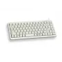 CHERRY Compact kompaktā tastatūra, vadu, USB + PS/2, QWERTY, pelēka