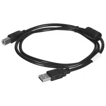 Lanberg CA-USBA-11CC-0010-BK USB kabelis 1 m 2.0 USB B Melns