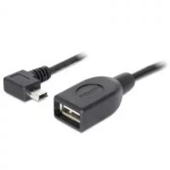 USB kabelis DeLOCK 83356 USB 2.0 0,5 m Mini-USB A uz USB A melns