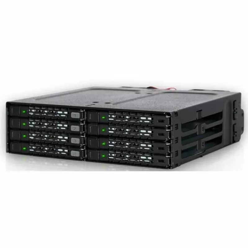 ICY DOCK ToughArmor MB998IP-B - 8 nodalījumu 2,5 inch SAS/SATA SSD un HDD (7mm) aizmugurējā plate