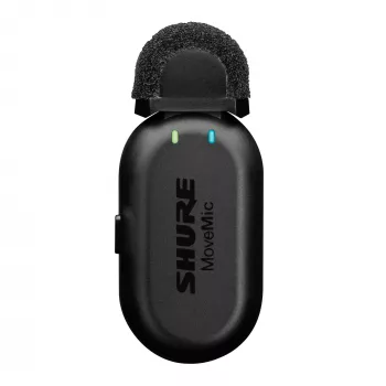 Shure MV-ONE-Z6 MoveMic MV-LaV bezvadu mikrofons ar uzlādes futrāli