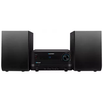 Mājas audio mikro sistēma BLAUPUNKT MS14BT — CD/MP3 atskaņotājs, Bluetooth, USB, FM RDS, 15W RMS, melna