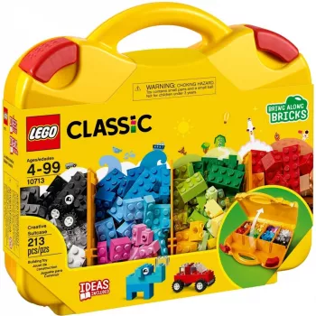 LEGO 10713 Classic Creative Ceļojumu kaste ar krāsainiem klucīšiem