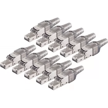 ShiverPeaks 08-51001-10 tīkla savienotājs Cat.6A bezinstrumentu RJ45