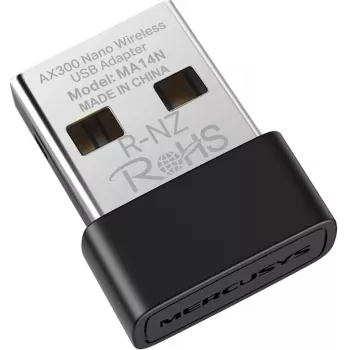 Mercusys MA14N AX3000 Nano Wi-Fi USB adapteris, līdz 287 Mbps