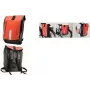 Velosomas FISCHER 86282 ūdensnecaurlaidīga sarkana/melna PVC poliesters, viena soma
