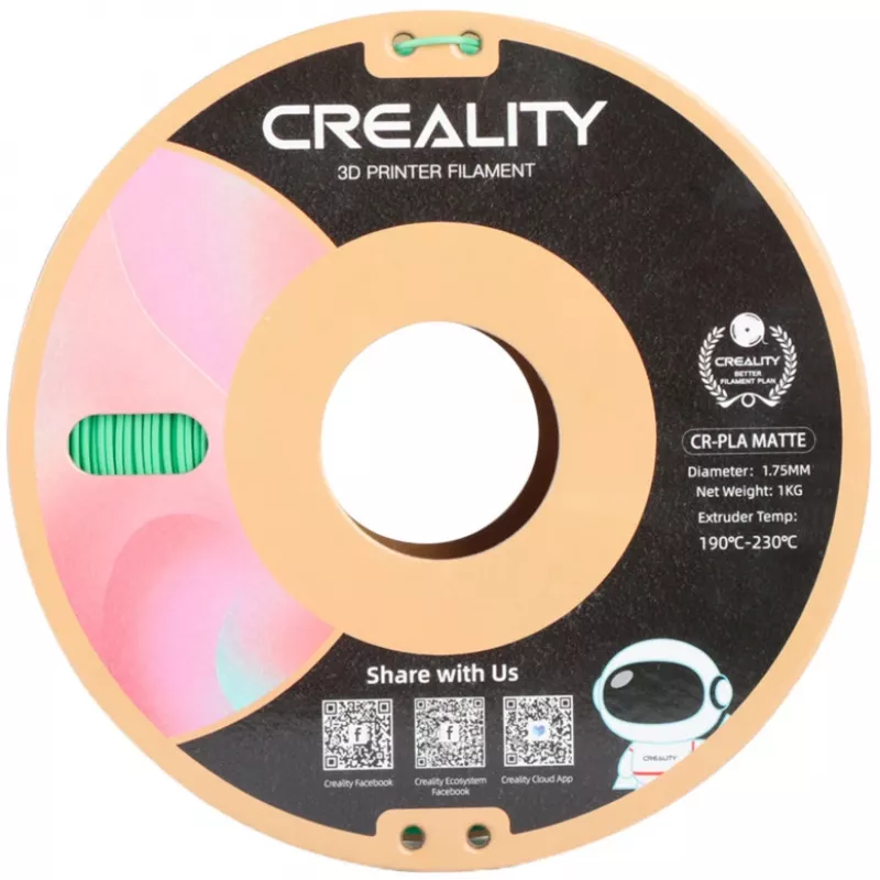 3D drukas materiāls Creality 3301010301 PLA zaļš 1 kg 1.75 mm
