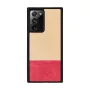 Aizsargmaciņa no koka un polikarbonāta Samsung Galaxy Note20 Ultra — miss match black
