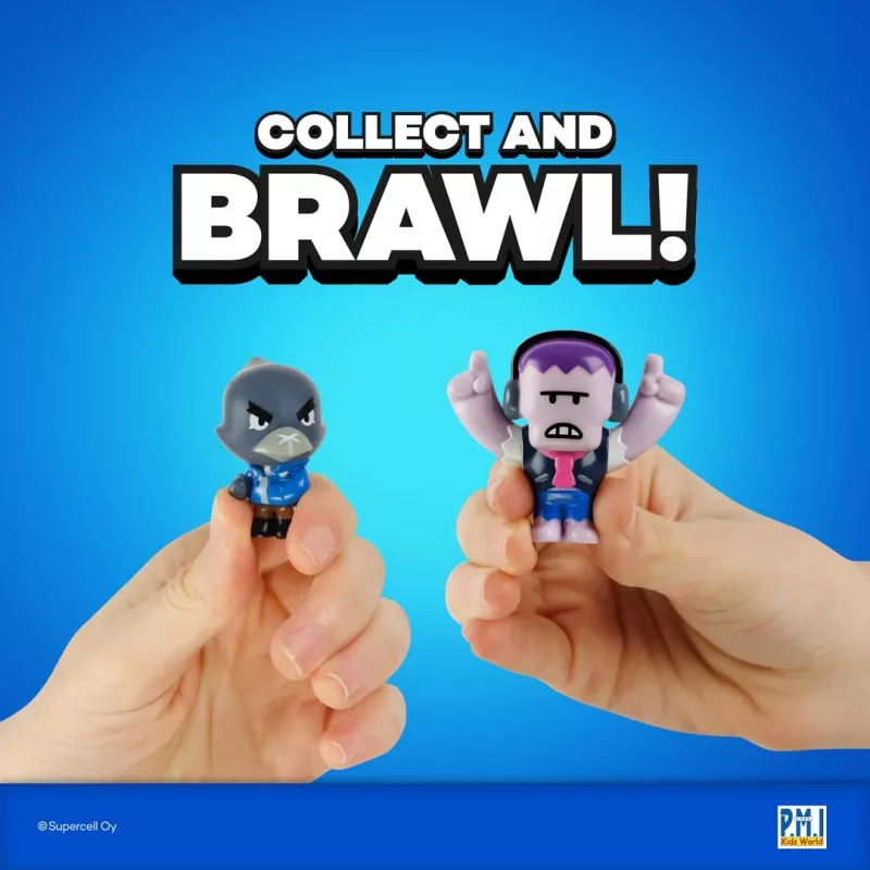 BRAWL STARS S1 figūras - 8 iepakojuma deluxe kaste VER.C
