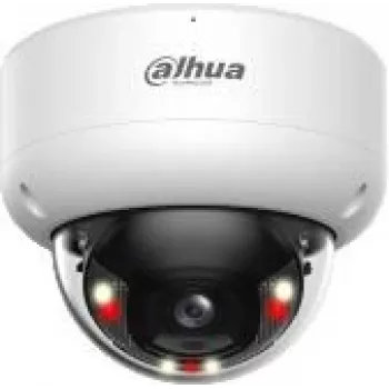 Dahua WizSense kupola IP drošības kamera IPC-HDBW3849E-AS-IL — 8MP, griestu montāža, vadu, melna