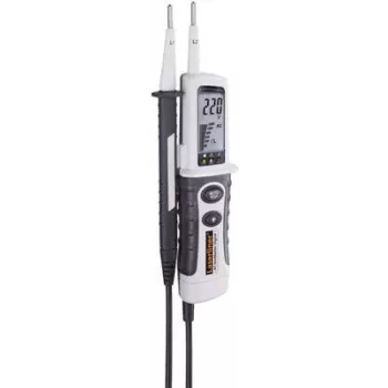 Laserliner 083.025A sprieguma indikators Richtig, LCD, 120–690 V, 50–60 Hz, melnbalts, 230 g