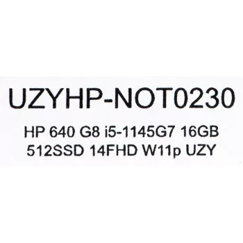 HP ProBook 640 G8 i5-1145G7 16GB 512GB SSD 14 inch FHD Win11 Pro (Lietots)