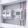 Enerģijas skaitītājs QOLTEC Vienfāzes DIN-sliežu 230V (50979)