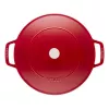 Staub Cepešpanna Chistera 28cm apaļa ķiršu sarkana 40511-474-0