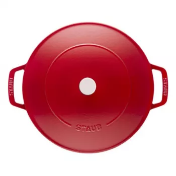 Staub Cepešpanna Chistera 28cm apaļa ķiršu sarkana 40511-474-0