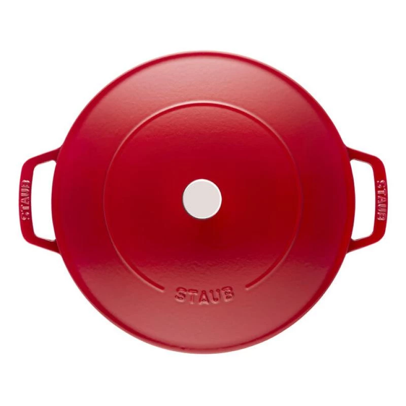 Staub Cepešpanna Chistera 28cm apaļa ķiršu sarkana 40511-474-0