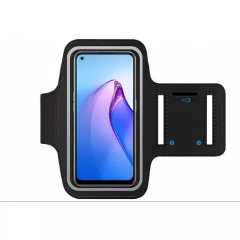 Plaukstas lenta Oppo velcro 30815 melna — regulējama, viens izmērs