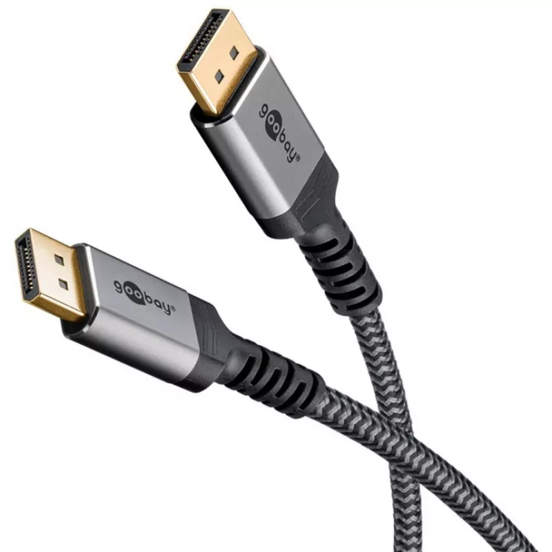 Goobay 75686 - DisplayPort 2.x kabelis 16K 60 Hz - kabelis - digitāls/displejs/video (75686)