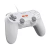 Vadu spēļu kontrolieris GameSir T3 Lite WT Balts — ergonomisks vadu kontrolieris PC