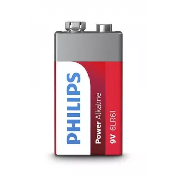 Philips PowerLife sārma baterija 9V (6LR61) – 1 gab.