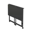 Saliekamais galds Maclean MC-1250 B, melns, mobilais, 100x50 cm, max. 50 kg