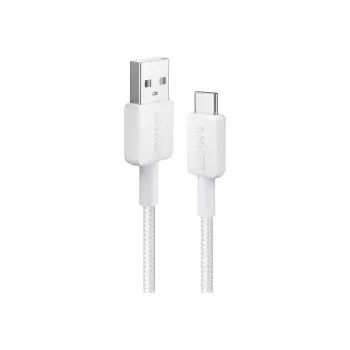Anker A81H5G21 USB A uz USB C kabelis — 0,9 m, balts