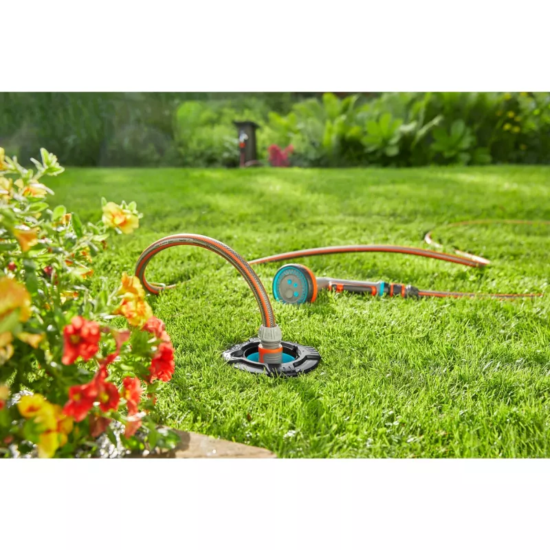 Apļveida ūdens smidzinātājs Gardena 8270-20 Plastmasas Melns