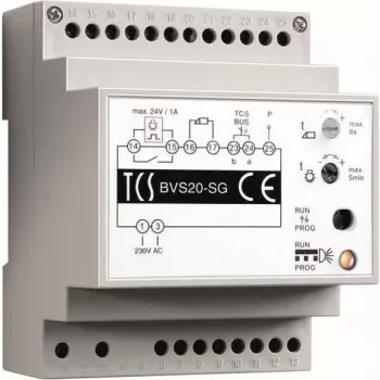 TCS BVS20-SG Barošanas bloks - Pelēks - Balts - Plastmasa - 0 - 40 °C - CE - 72 mm