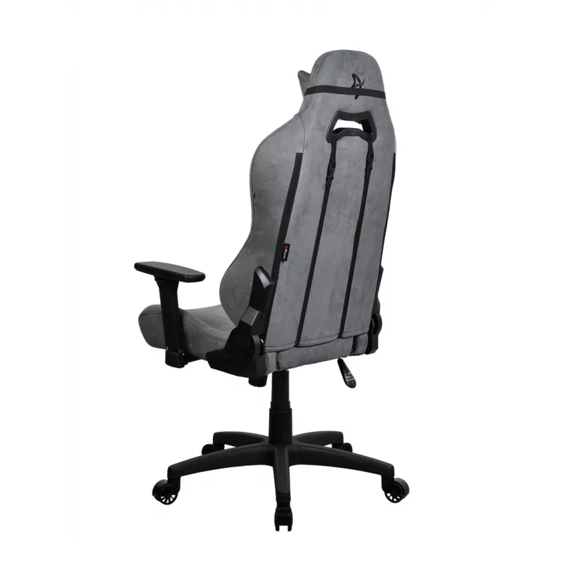 Spēļu krēsls Arozzi Torretta SuperSoft Anthracite — ergonomisks, regulējami roku balsti, atpakaļ nolaižama atzveltne