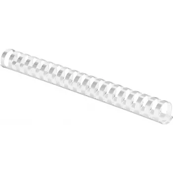 Fellowes 5347003 Plastmasas iesiešanas ķemme, 16 mm, 21 gredzeni, balta, 100 gab.
