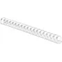 Fellowes 5347003 Plastmasas iesiešanas ķemme, 16 mm, 21 gredzeni, balta, 100 gab.