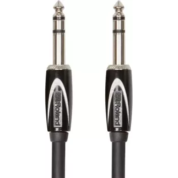 Audio kabelis Roland RCC-5-TRTR 1.5m 6.35mm TRS Melns