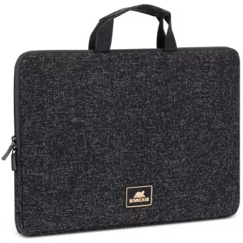 Sleeve maciņš Rivacase 7915 39,6 cm (15,6 collu) Melns Balts